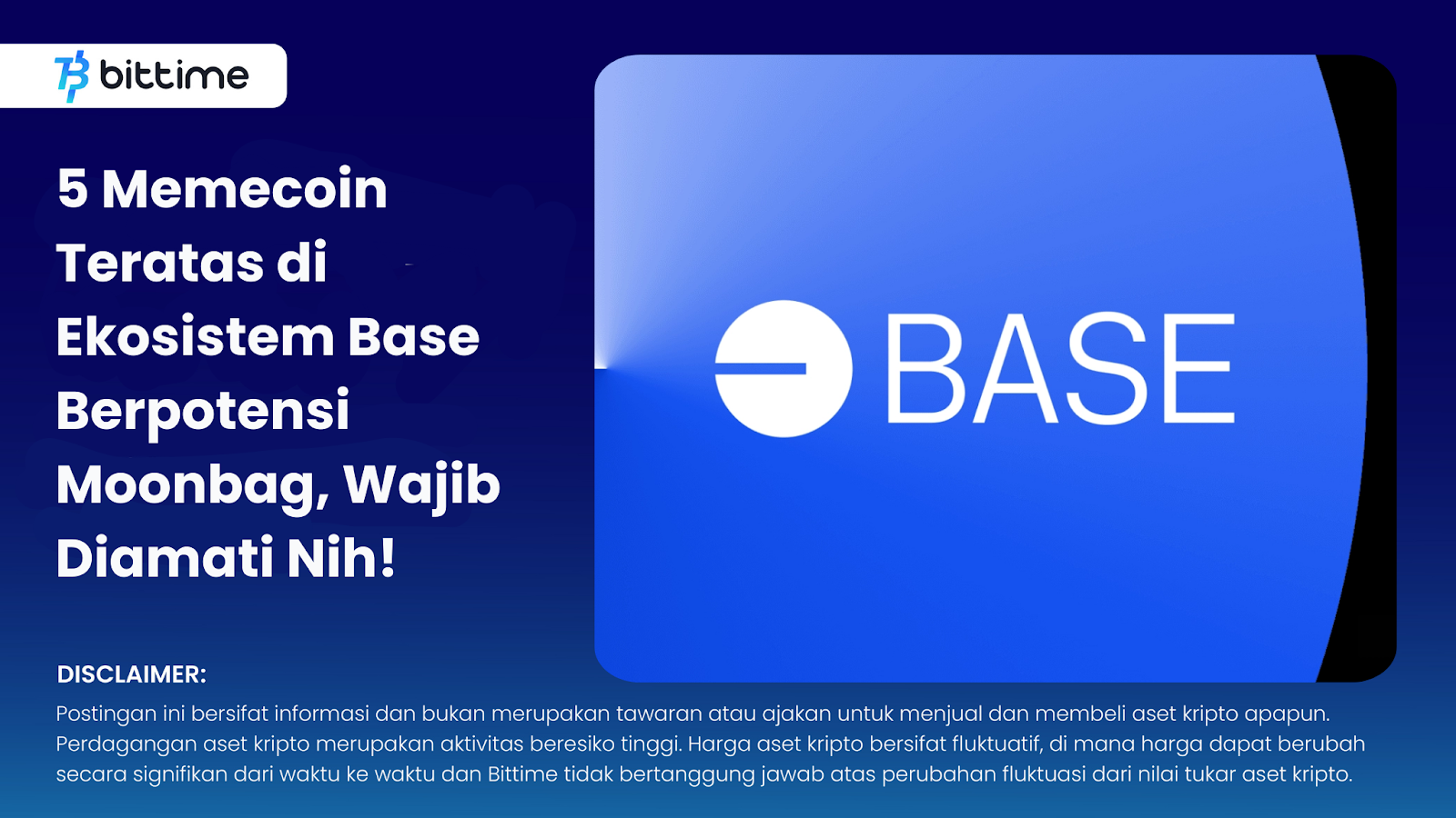 5 Memecoin Teratas Di Ekosistem Base Berpotensi Moonbag Wajib Diamati