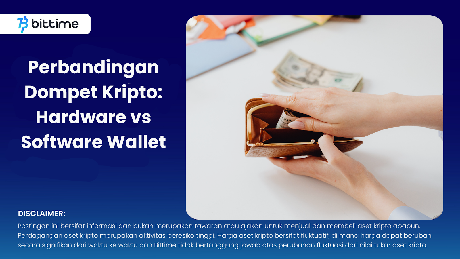 Perbandingan Dompet Kripto Hardware Vs Software Wallet Bittime