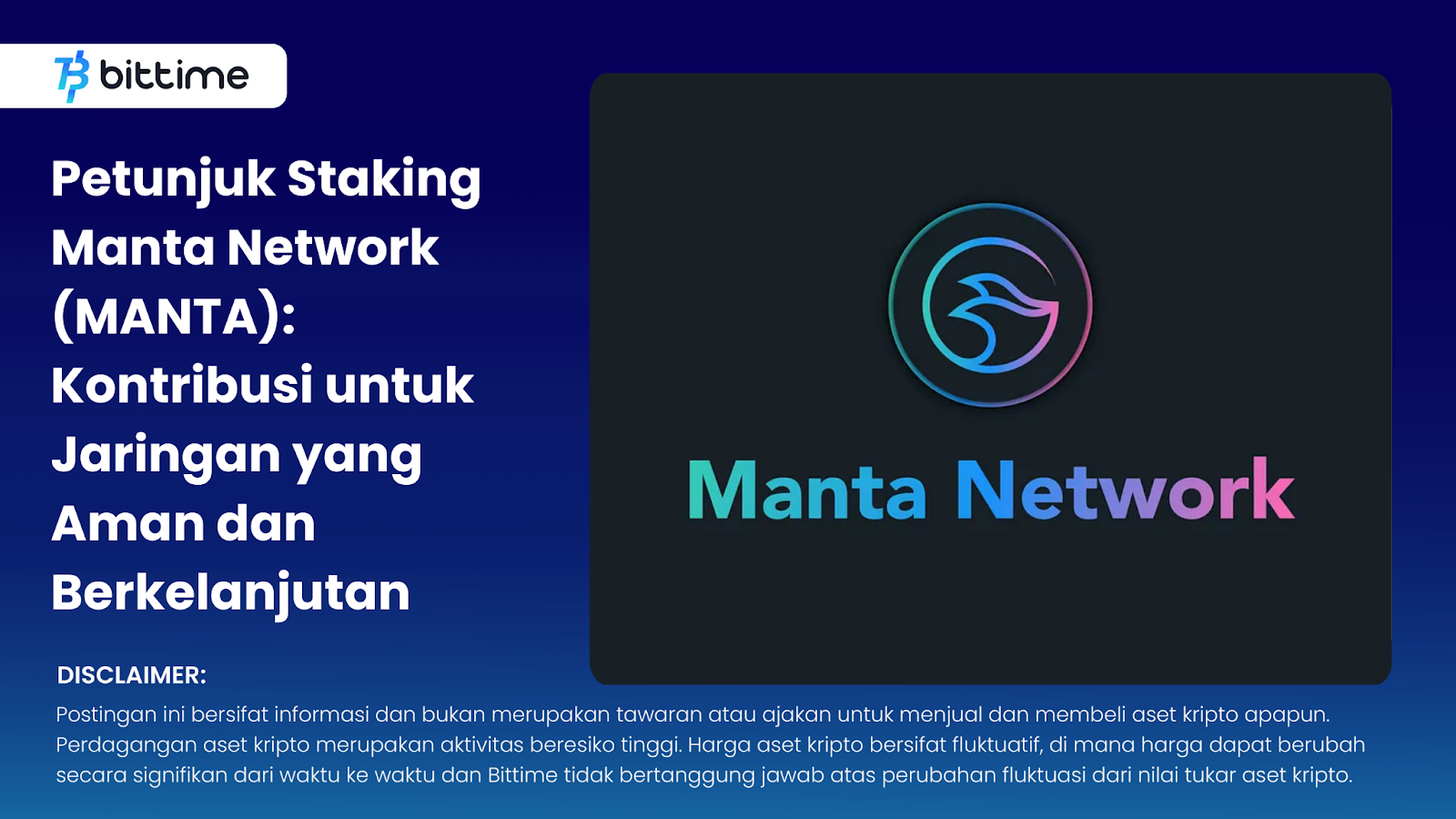 Petunjuk Staking Manta Network Manta Kontribusi Untuk Jaringan Yang