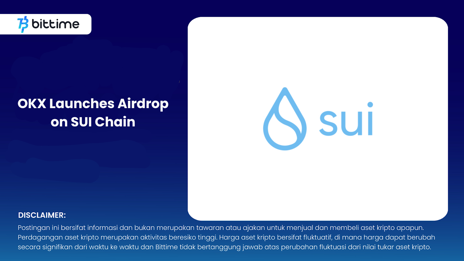 OKX Launches Airdrop On SUI Chain Bittime