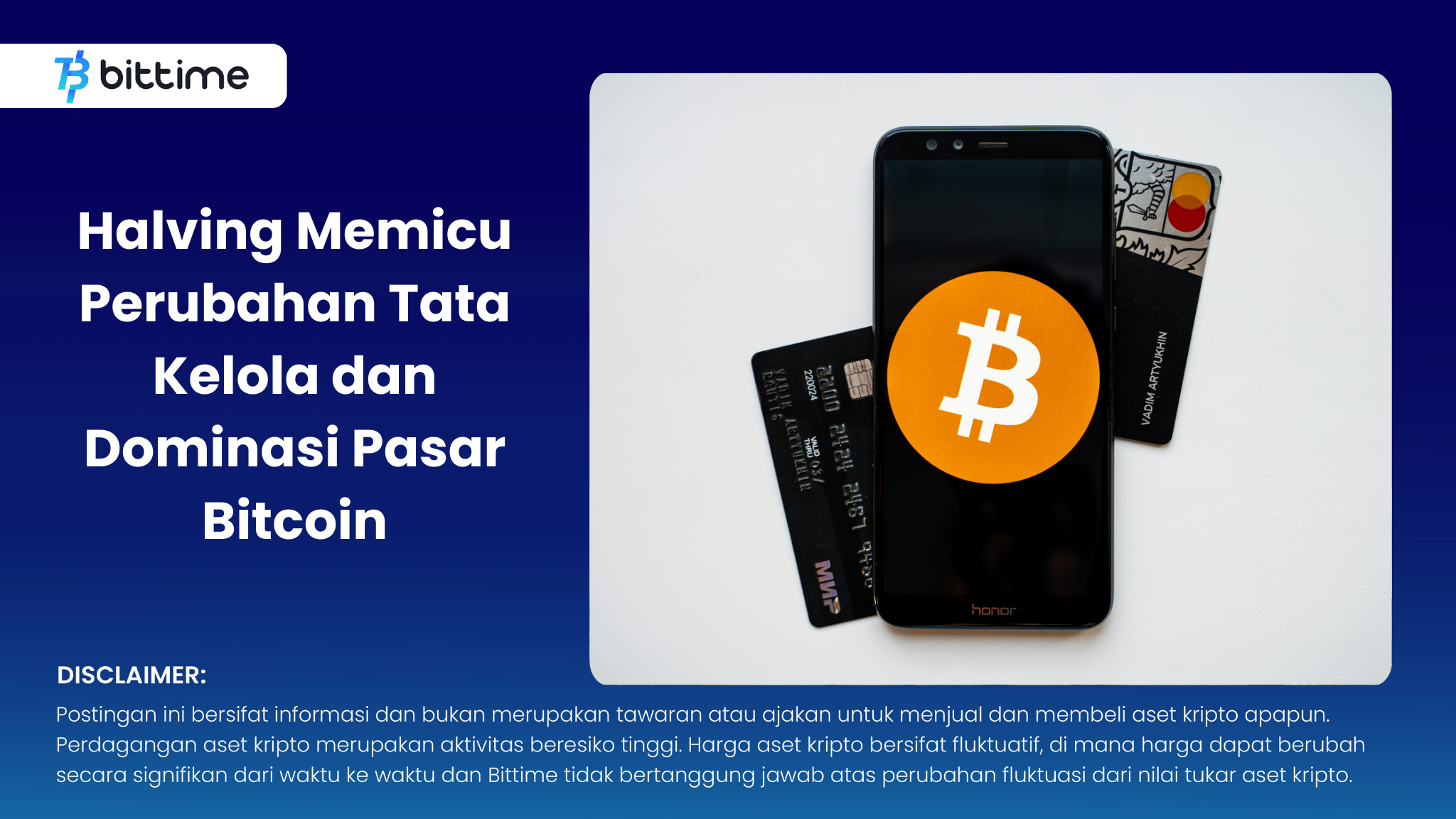 Halving Memicu Perubahan Tata Kelola Dan Dominasi Pasar Bitcoin Bittime