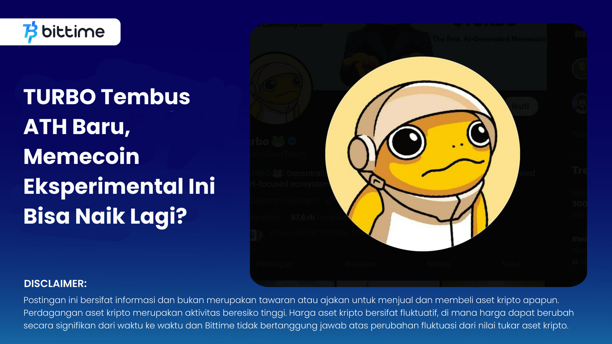 Harga Koin TURBO Tembus ATH Baru Memecoin Eksperimental Ini Bisa Naik