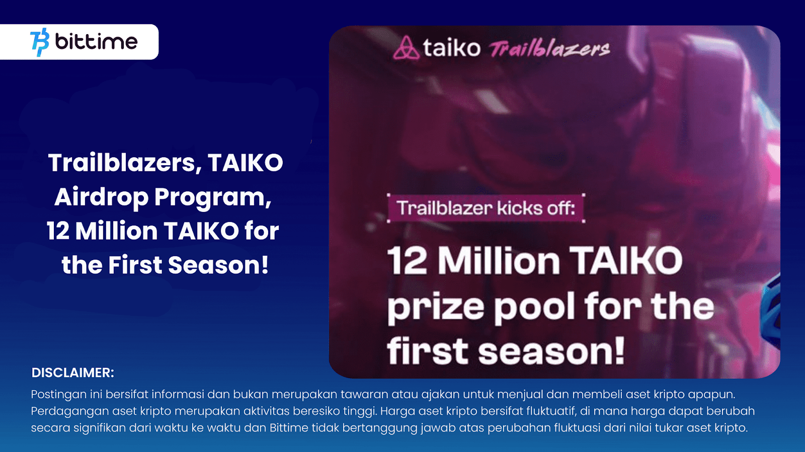 Trailblazers Taiko Airdrop Program Million Taiko For The First