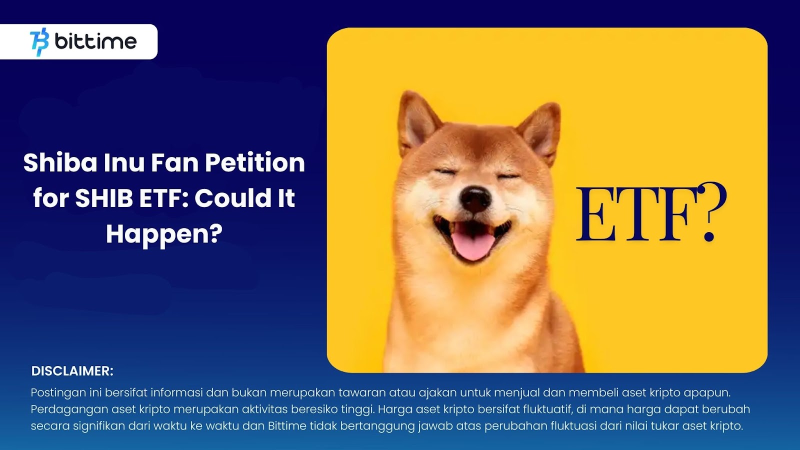 Shiba Inu Fan Petition For Shib Etf Could It Happen Bittime