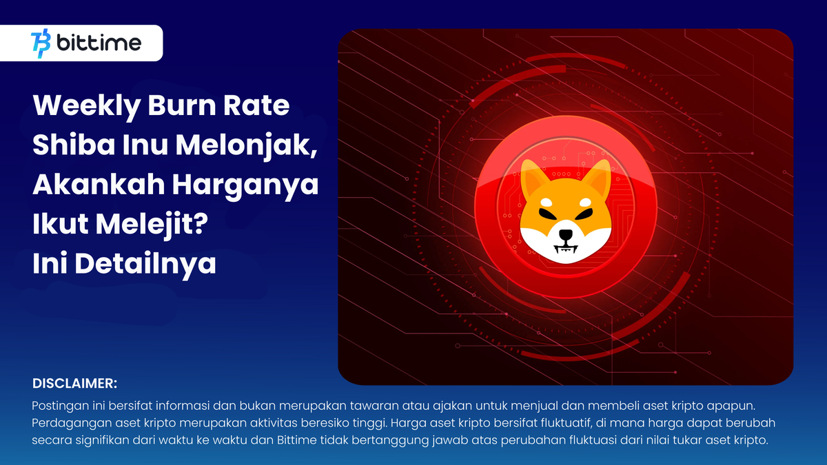Weekly Burn Shiba Inu Melonjak - Bittime