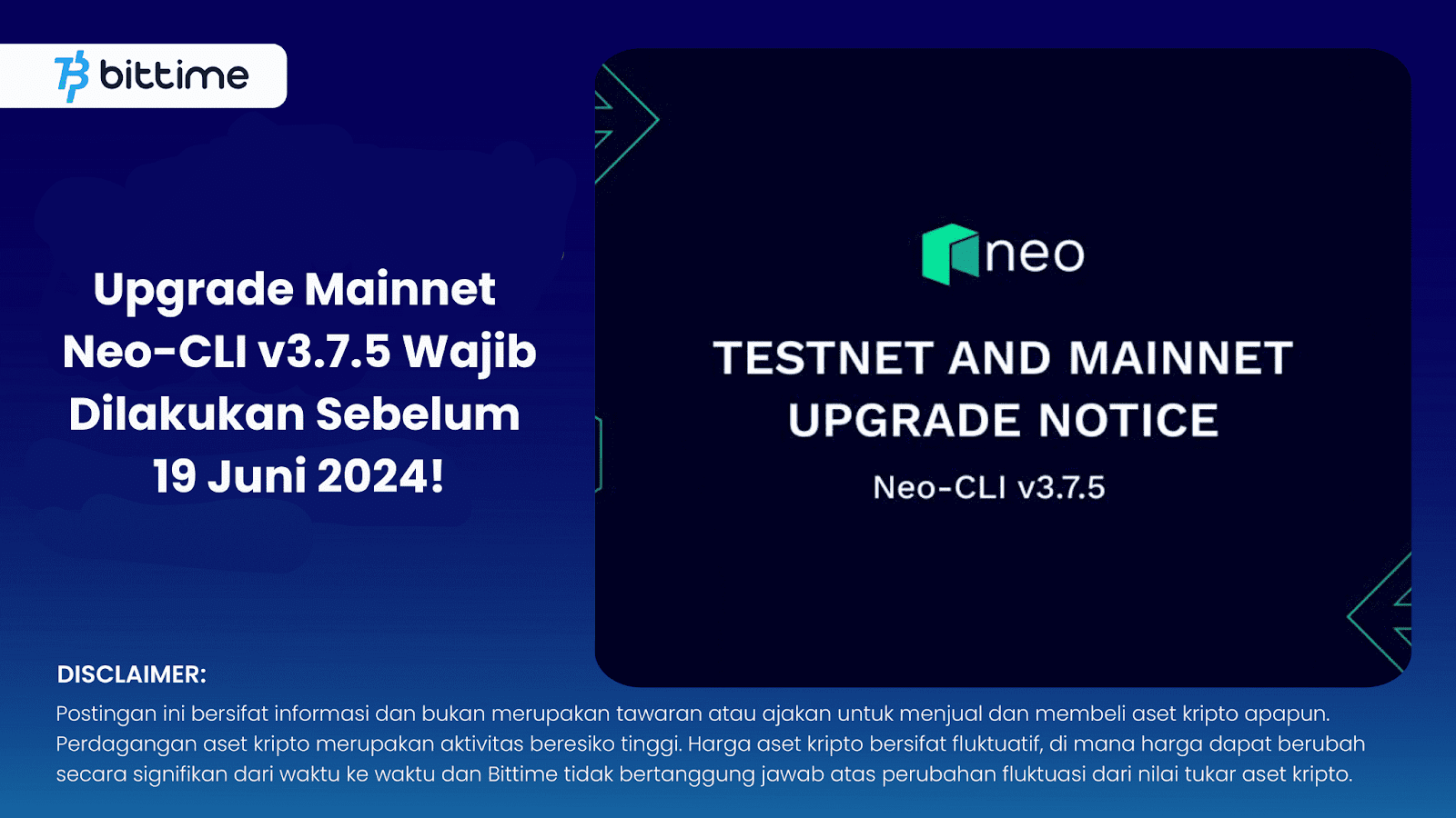 Upgrade Mainnet Neo