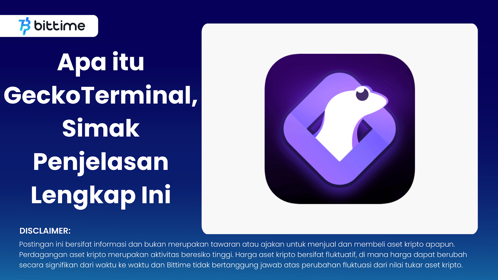 What is GeckoTerminal, See This Complete Explanation – Bittime