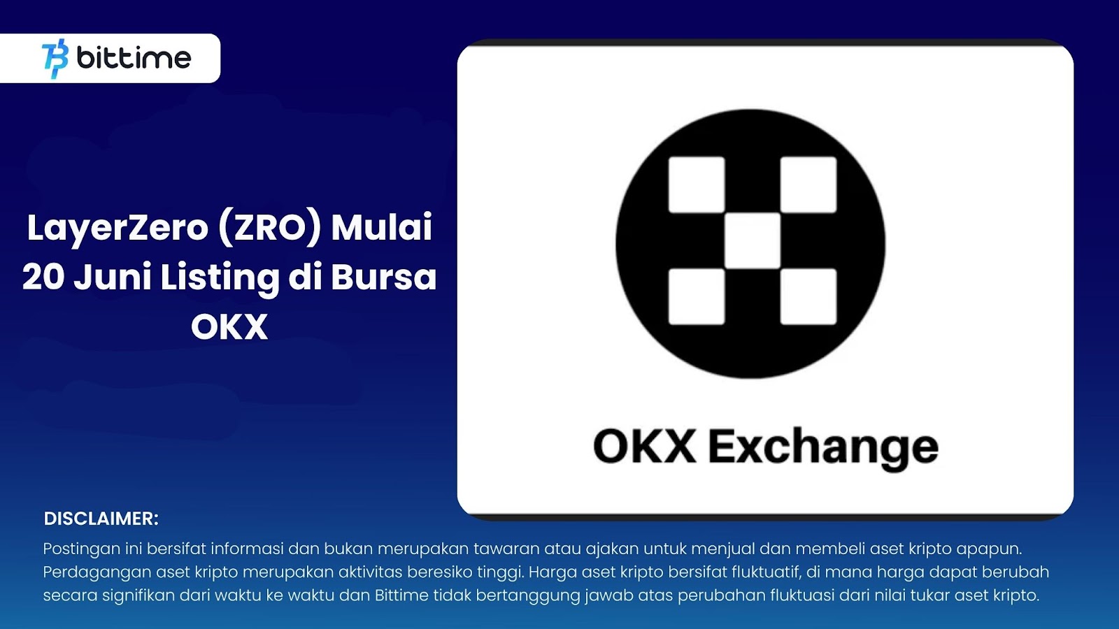 LayerZero (ZRO) Mulai 20 Juni Listing di Bursa OKX