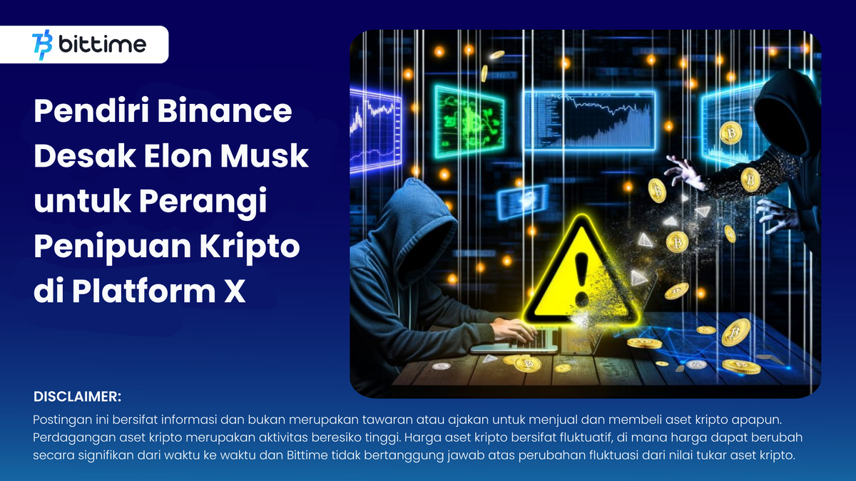 Binance Founder Urges Elon Musk to Fight Crypto Fraud on Platform X - Bittime