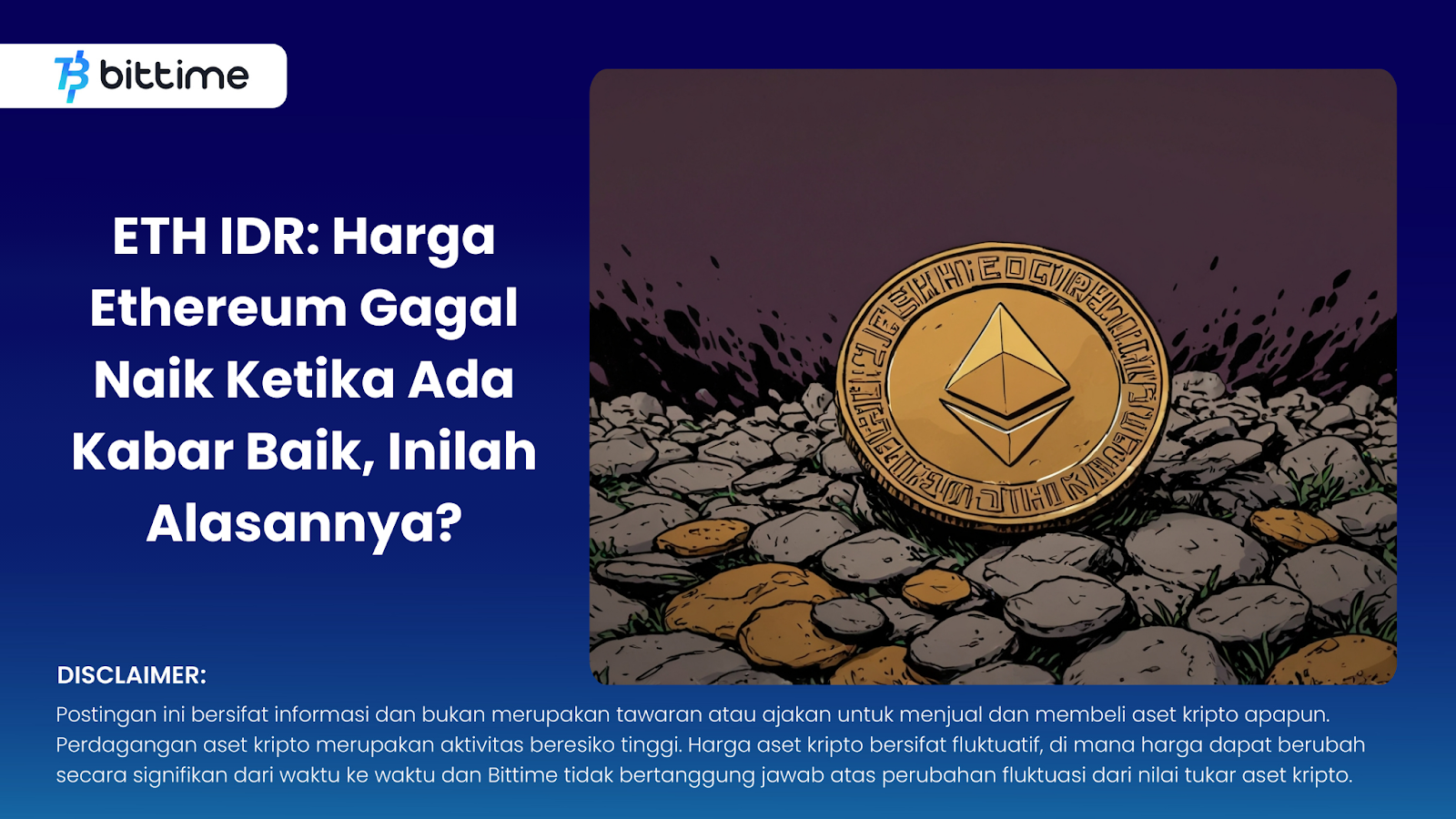 ETH IDR Ethereum Price Fails to Rise When There is Good News, Here's the Reason
