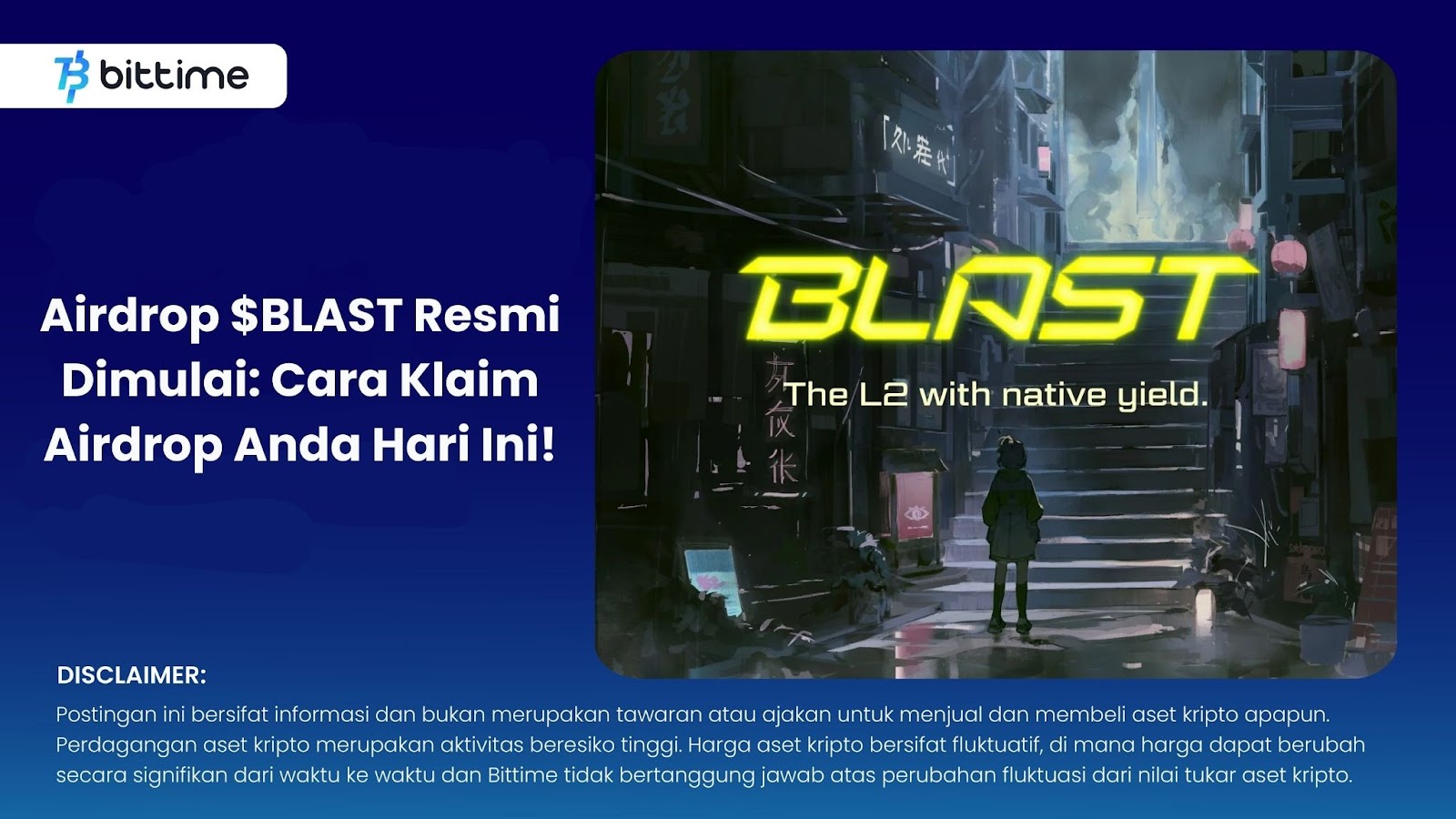 Airdrop $BLAST Resmi Dimulai: Cara Klaim Airdrop Anda Hari Ini!