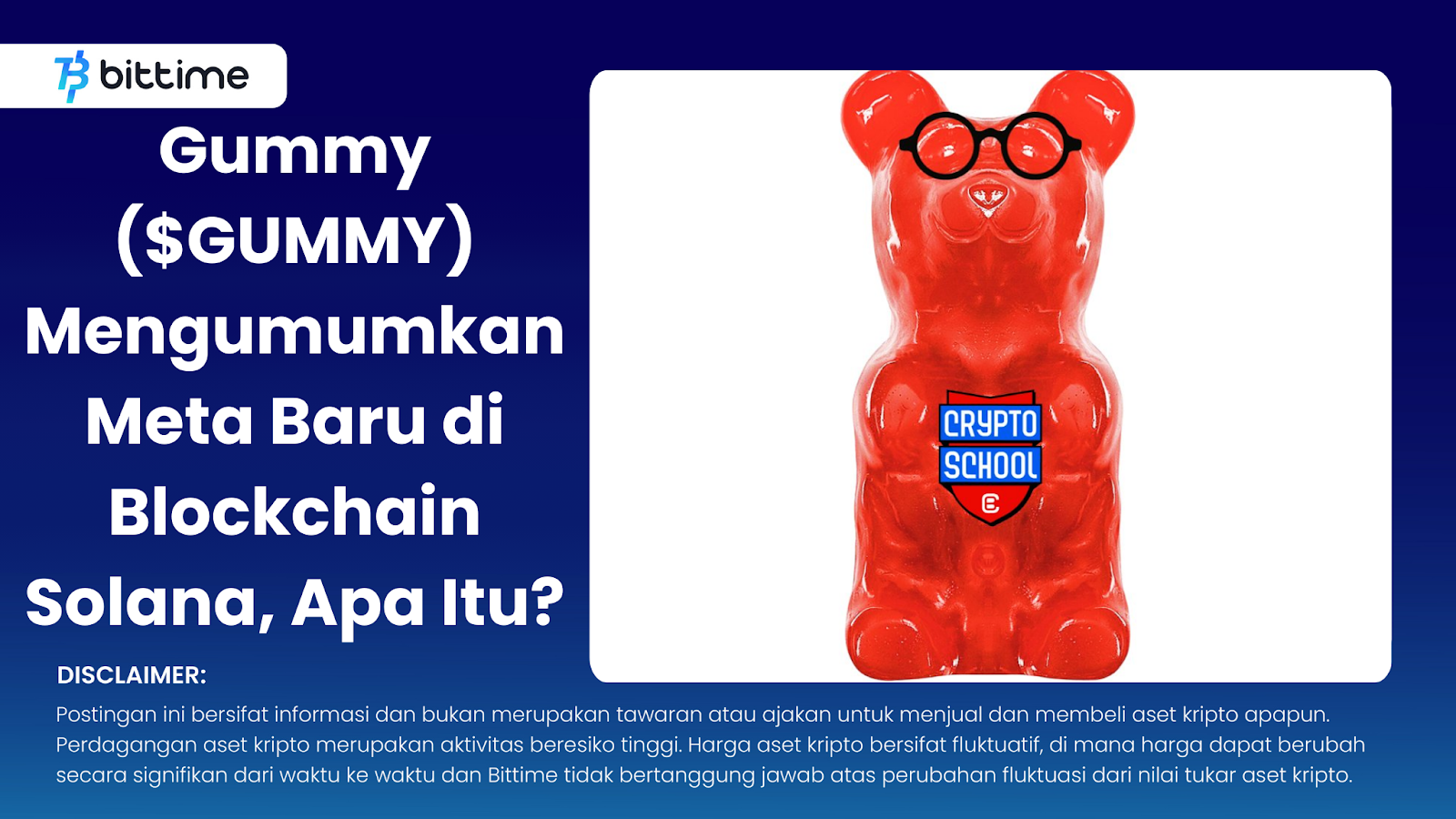 Gummy ($GUMMY) Mengumumkan Meta Baru di Blockchain Solana, Apa Itu?
