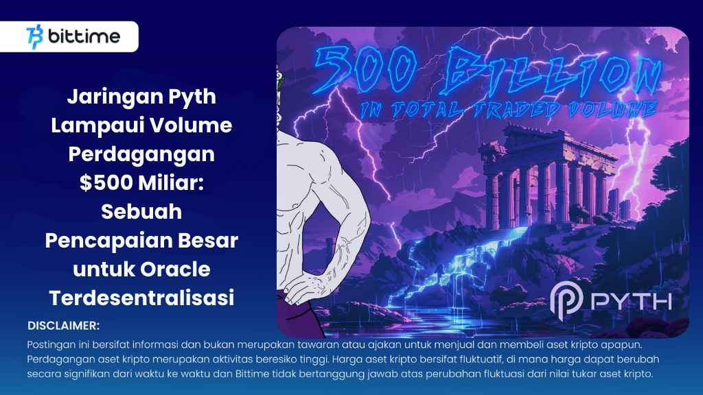 Jaringan Pyth Lampaui Volume Perdagangan $500 Miliar: Sebuah Pencapaian Besar untuk Oracle Terdesentralisasi