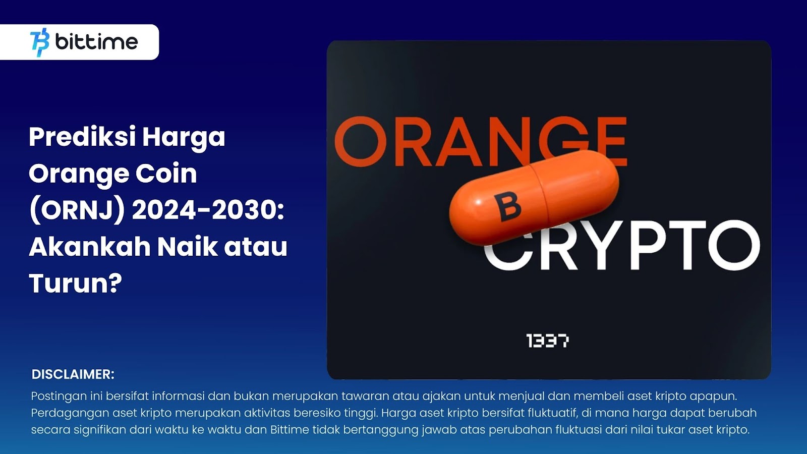 Prediksi Harga Orange Coin (ORNJ) 2024-2030: Akankah Naik atau Turun?