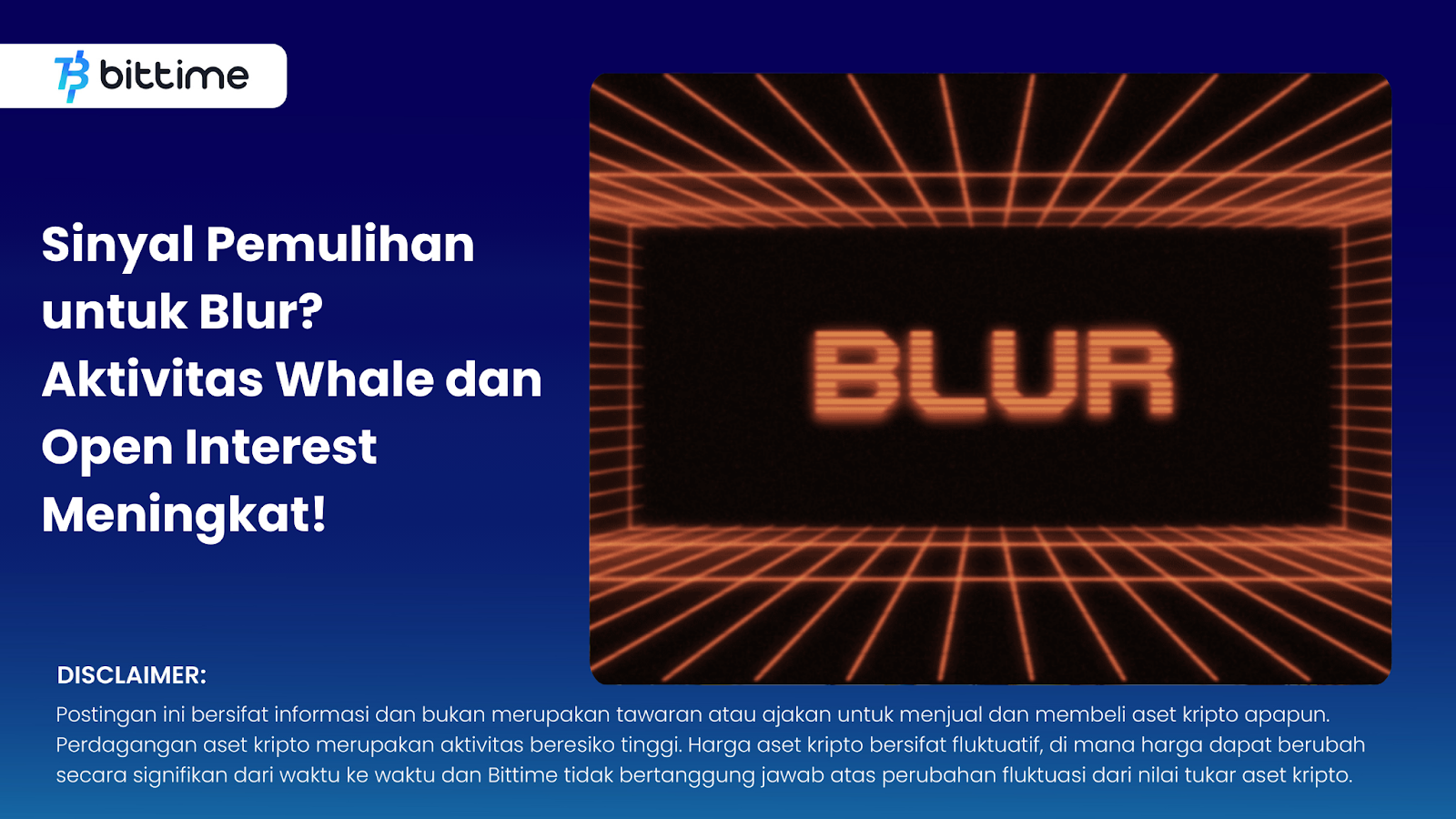 Sinyal Pemulihan untuk Blur? Aktivitas Whale dan Open Interest Meningkat!