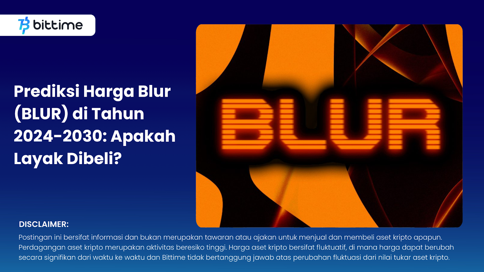 Prediksi Harga Blur (BLUR) di Tahun 2024-2030: Apakah Layak Dibeli? –  Bittime