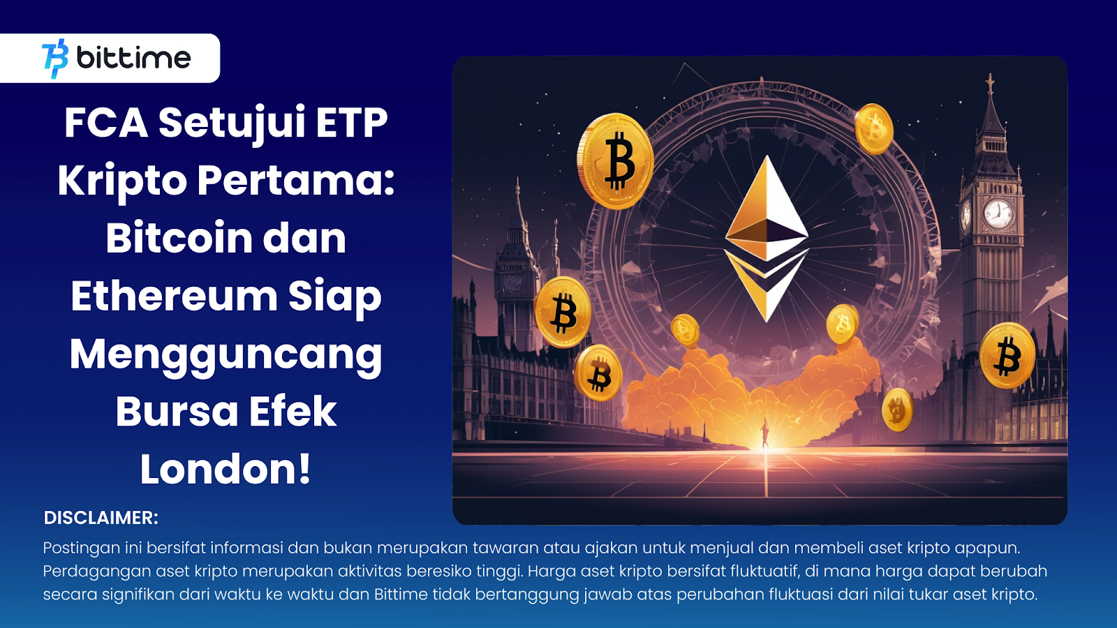 FCA Setujui ETP Kripto Pertama Bitcoin dan Ethereum Siap Mengguncang Bursa Efek London!
