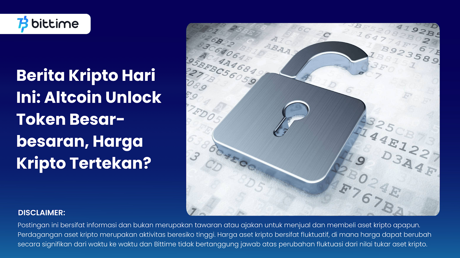 Berita Kripto Hari Ini: Altcoin Unlock Token Besar-besaran, Harga Kripto  Tertekan? – Bittime