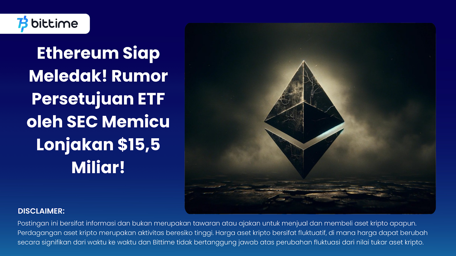Ethereum Siap Meledak! Rumor Persetujuan ETF oleh SEC Memicu Lonjakan $15,5 Miliar!
