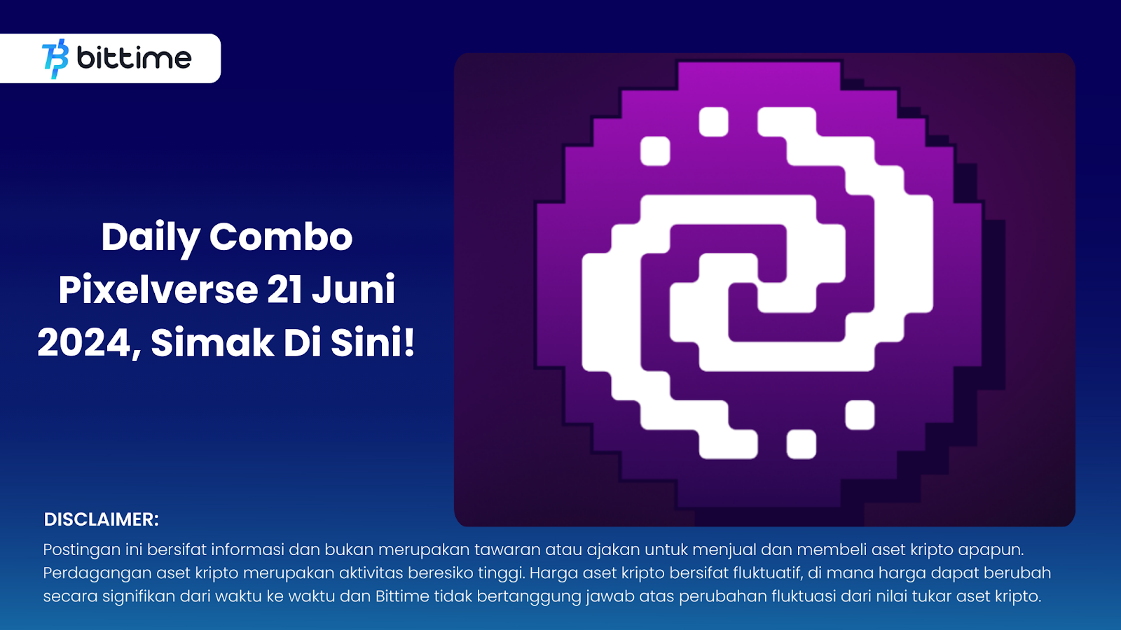 Daily Combo Pixelverse  21 Juni 2024, Simak Di Sini!