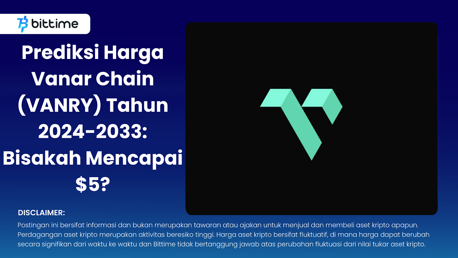 Prediksi Harga Vanar Chain (VANRY) Tahun 2024-2033: Bisakah Mencapai $5?