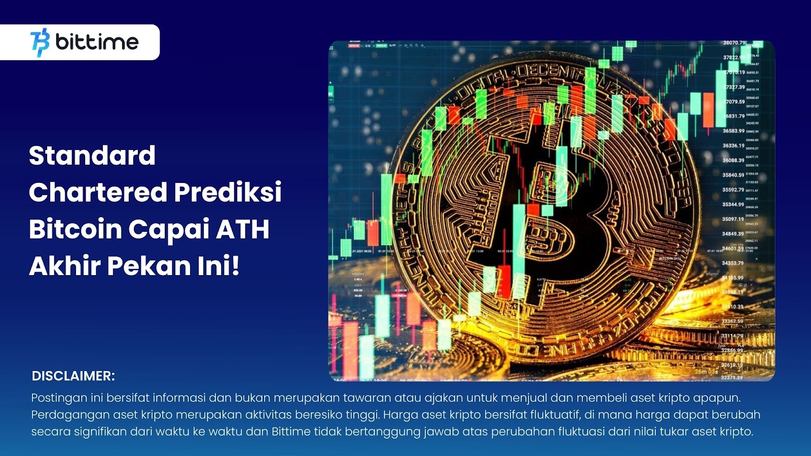 Standard Chartered Prediksi Bitcoin Capai ATH Akhir Pekan Ini!