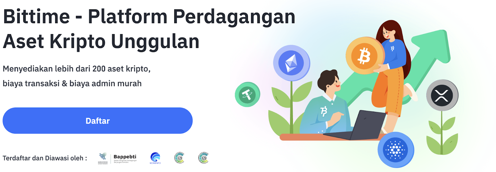 Cara Beli Crypto di Bittime