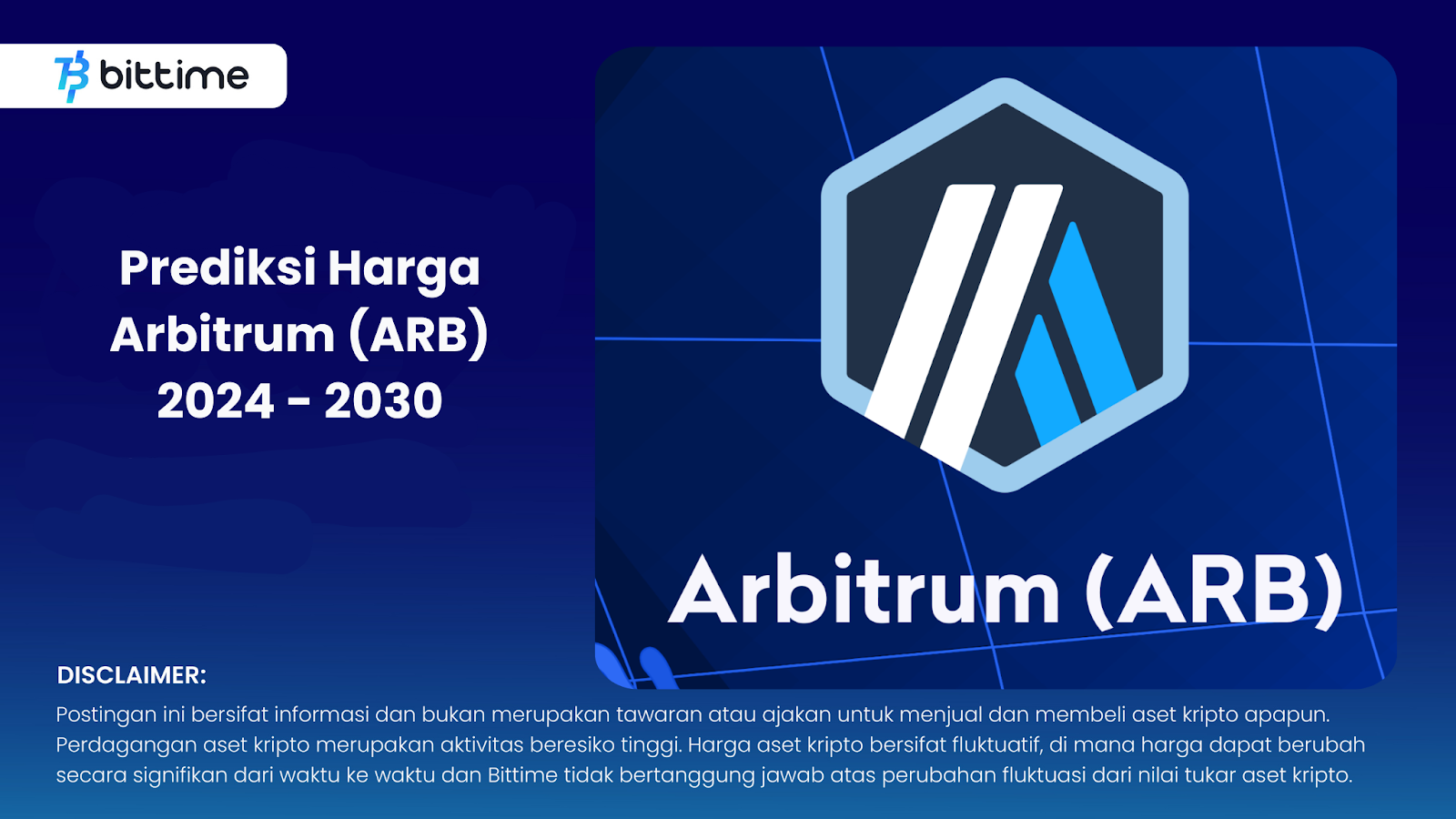 Prediksi Harga Arbitrum (ARB) 2024 - 2030 – Bittime