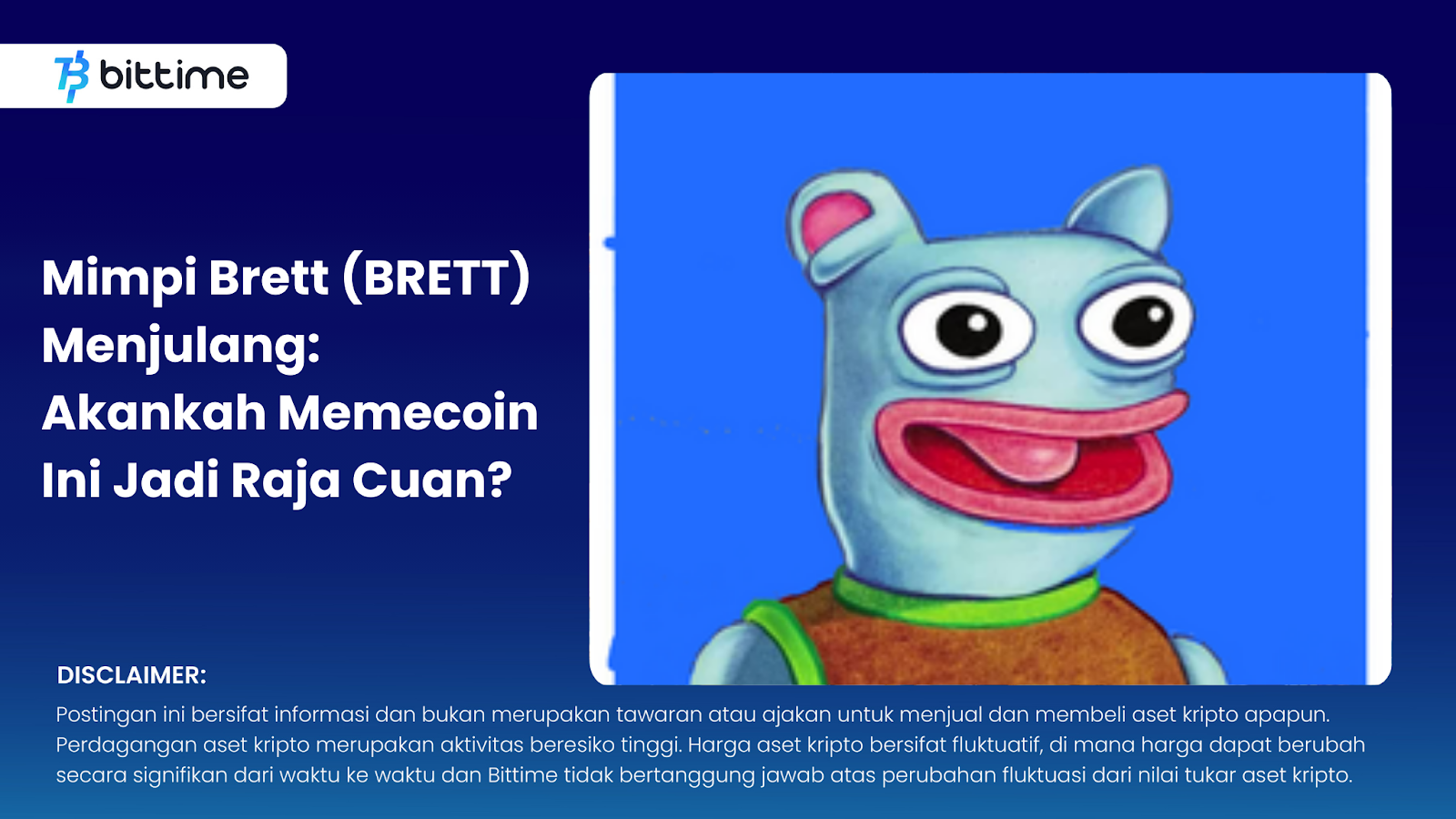 Mimpi Brett (BRETT) Menjulang: Akankah Memecoin Ini Jadi Raja Cuan? –  Bittime