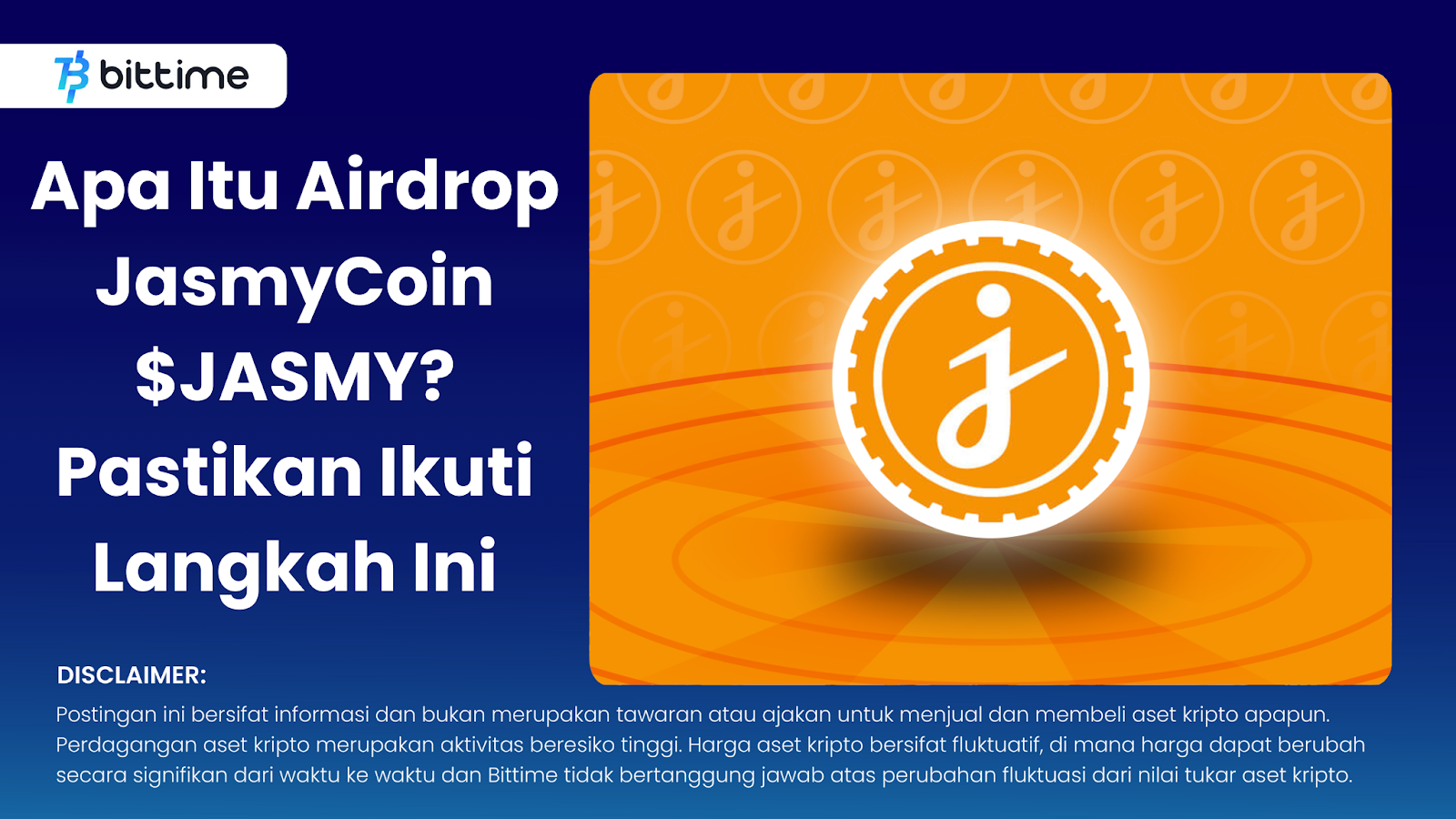 Apa Itu Airdrop JasmyCoin $JASMY? Pastikan Ikuti Langkah Ini