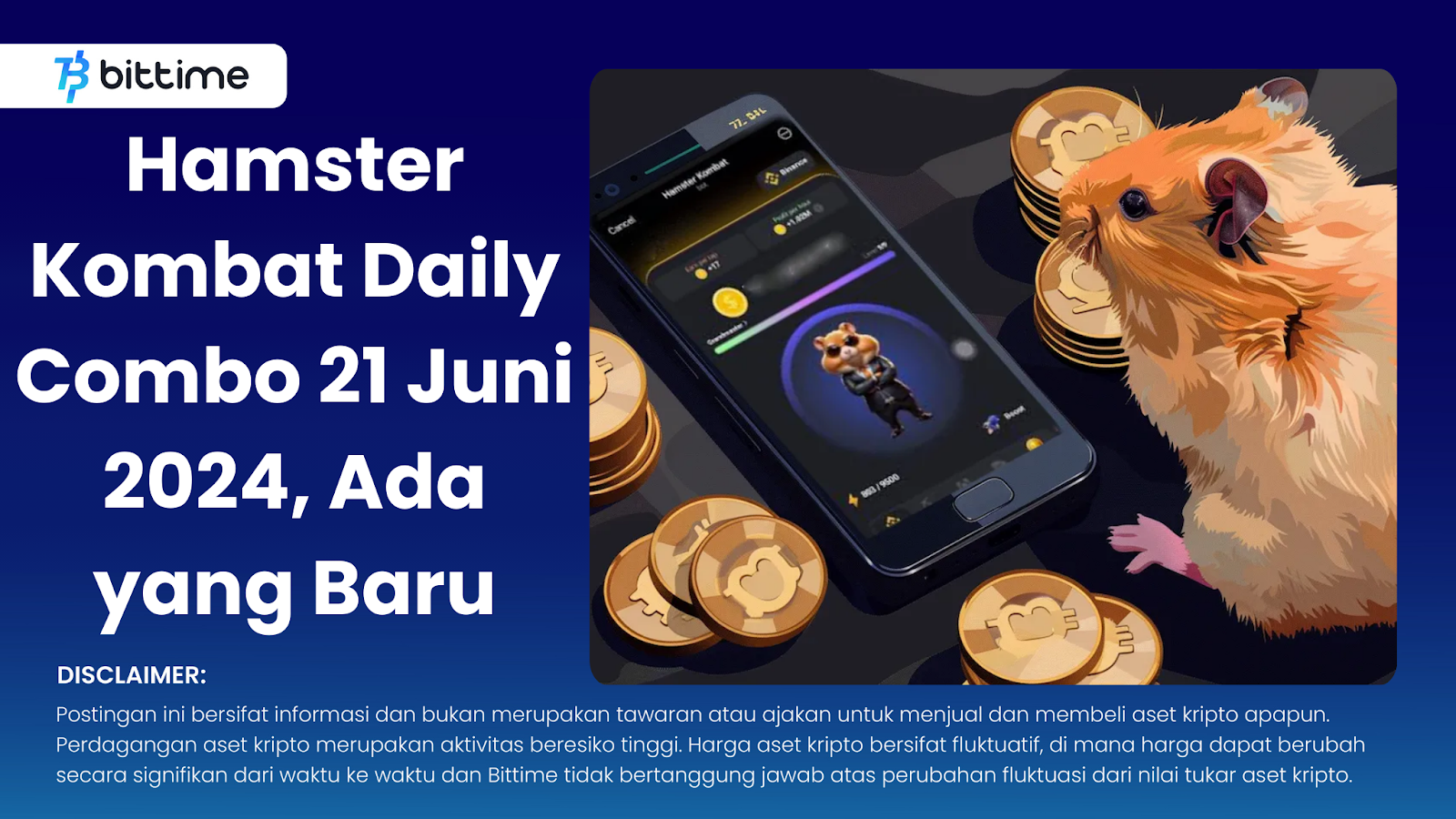 Hamster Kombat Daily Combo 21 Juni 2024, Ada yang Baru