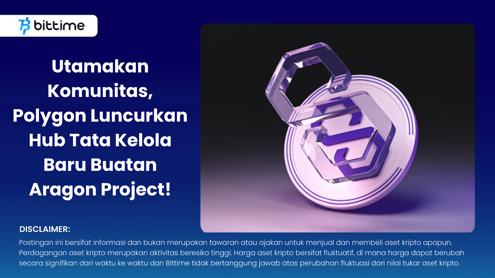 Utamakan Komunitas, Polygon Luncurkan Hub Tata Kelola Baru Buatan Aragon Project!