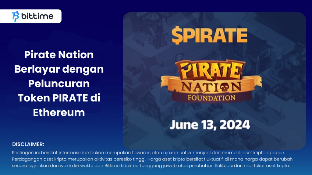 Pirate Nation Berlayar dengan Peluncuran Token PIRATE di Ethereum
