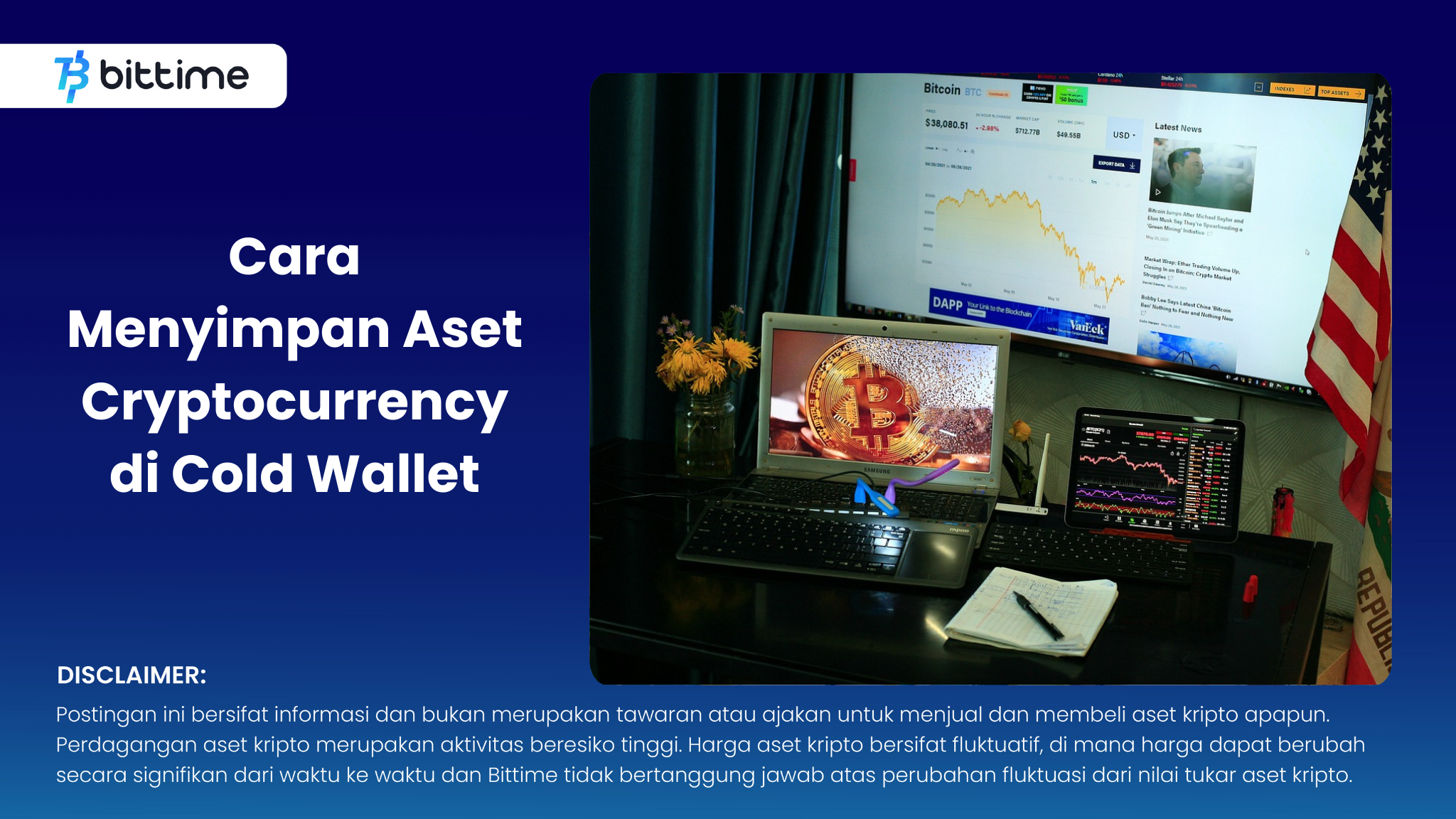 Cara Menyimpan Aset Cryptocurrency di Cold Wallet – Bittime