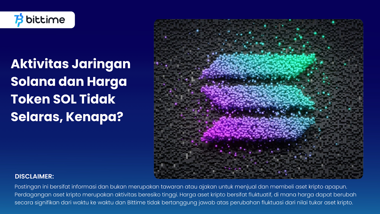 Aktivitas Jaringan Solana dan Harga Token SOL Tidak Selaras, Kenapa?