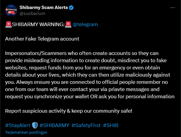 ShibArmy Scam Alerts