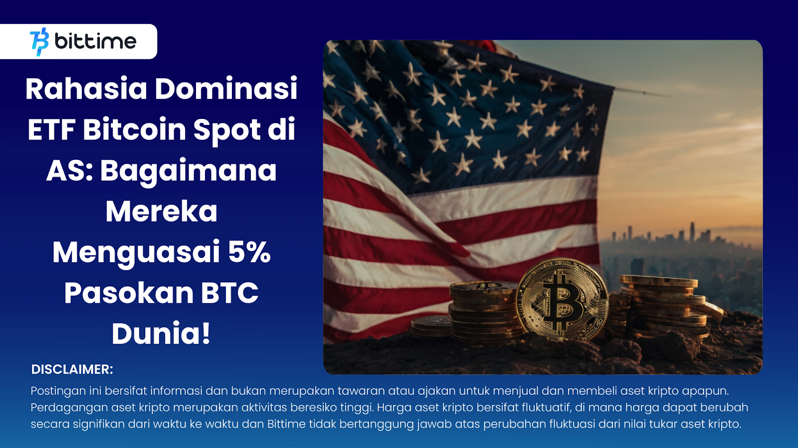Rahasia Dominasi ETF Bitcoin Spot di AS Bagaimana Mereka Menguasai 5% Pasokan BTC Dunia!

