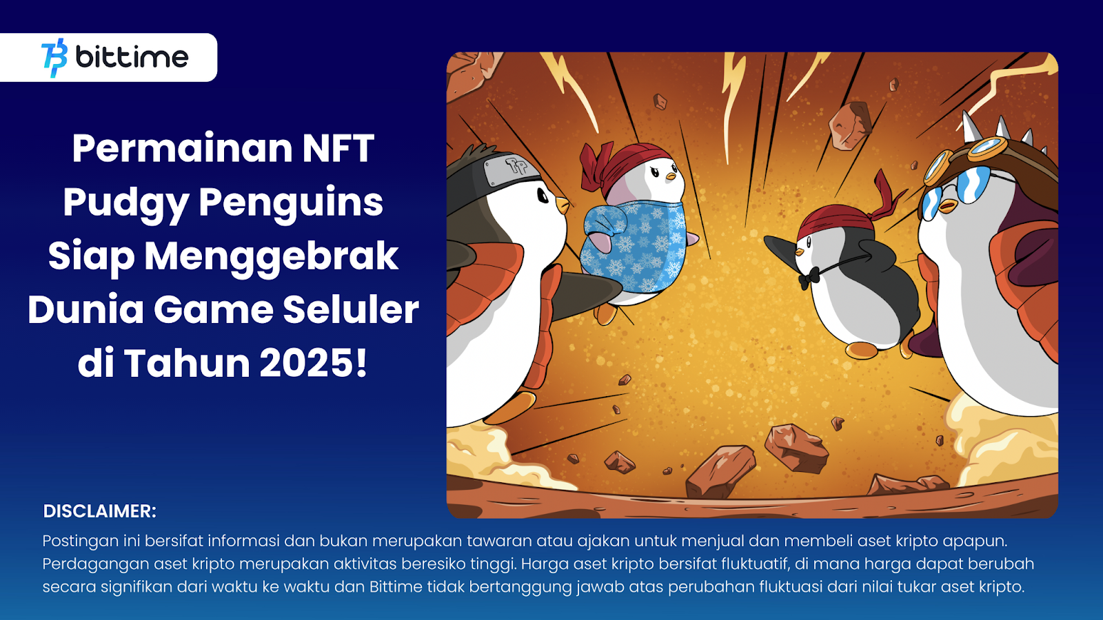 Permainan NFT Pudgy Penguins Siap Menggebrak Dunia Game Seluler di Tahun 2025!
