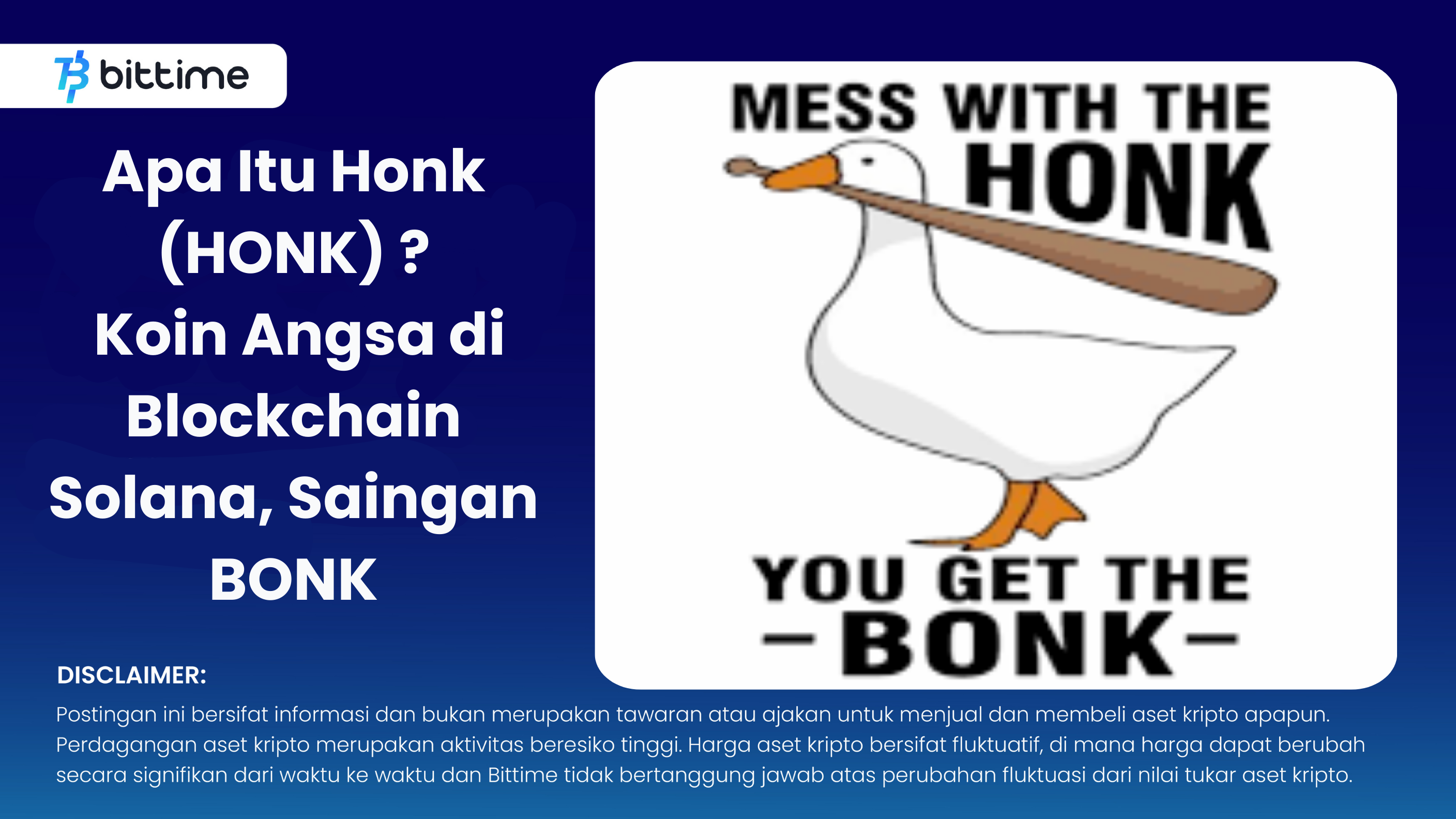 Apa Itu Honk (HONK)   Koin Angsa di Blockchain Solana, Saingan  BONK.png
