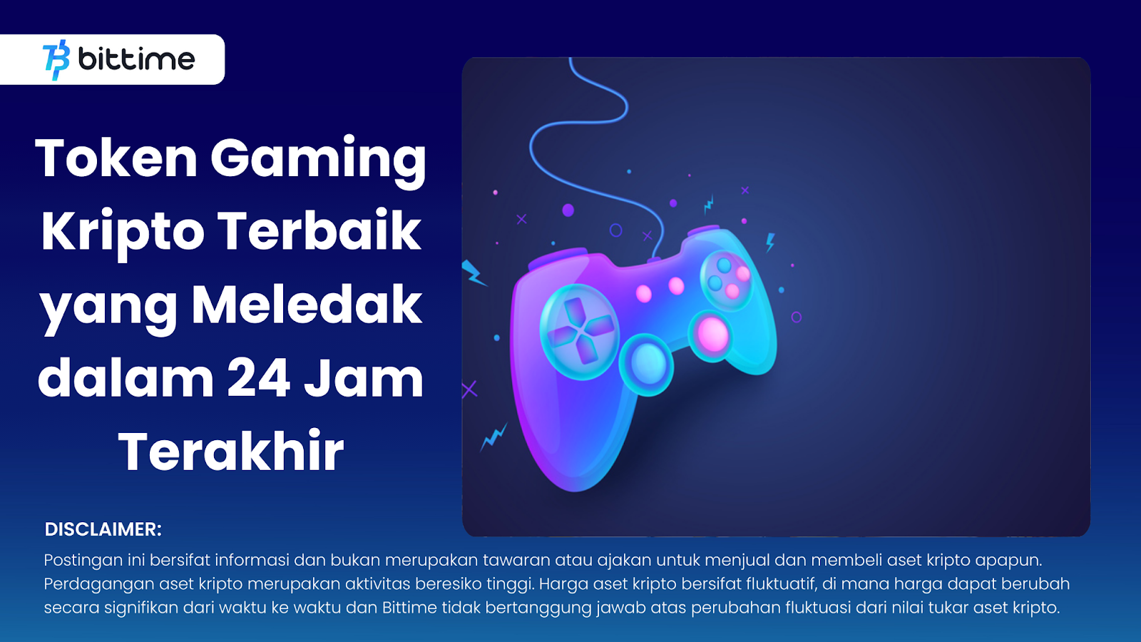 Token Gaming Kripto Terbaik yang Meledak dalam 24 Jam Terakhir
