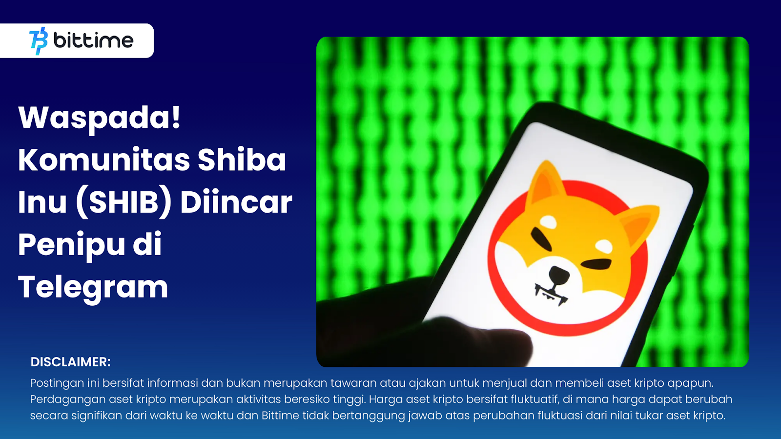 Waspada! Komunitas Shiba Inu (SHIB) Diincar Penipu di Telegram