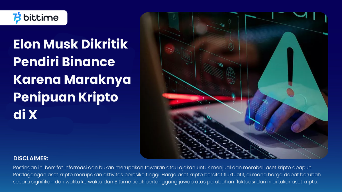 Elon Musk Dikritik Pendiri Binance - Bittime