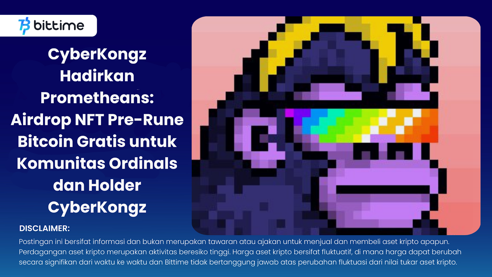 CyberKongz Hadirkan Prometheans: Airdrop NFT Pre-Rune Bitcoin Gratis untuk  Komunitas Ordinals dan Holder CyberKongz – Bittime