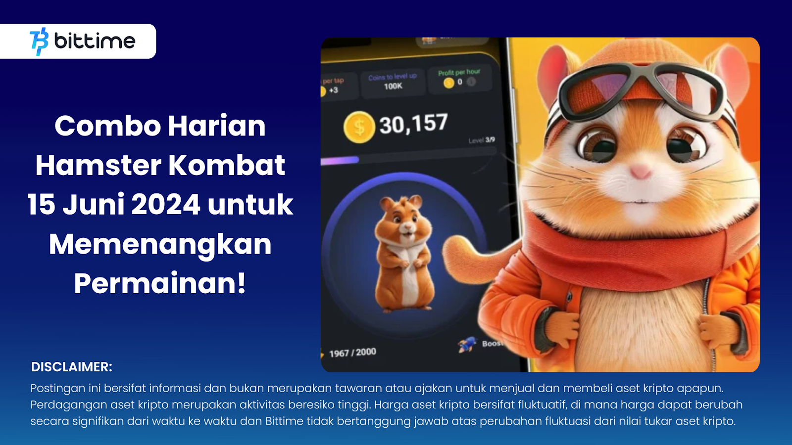 Combo Harian Hamster Kombat 15 Juni 2024 untuk Memenangkan Permainan!