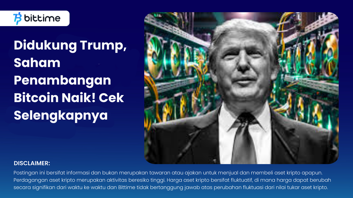 Saham Penambangan Bitcoin Naik - Bittime