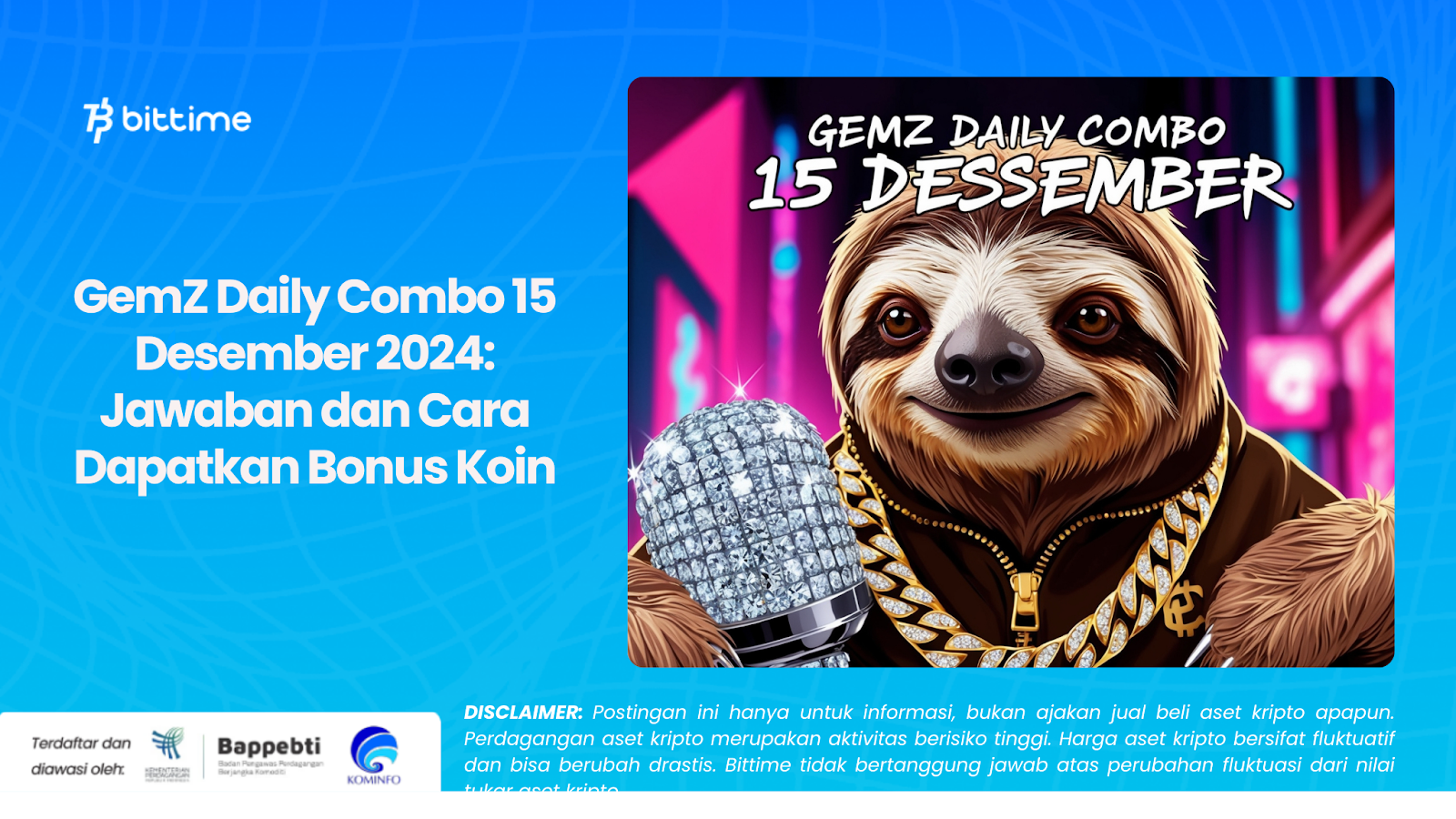 GemZ Daily Combo 15 Desember 2024: Jawaban dan Cara Dapatkan Bonus Koin
