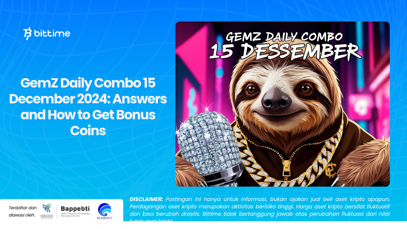 GemZ Daily Combo 15 December 2024: Answers and How to Get Bonus Coins
