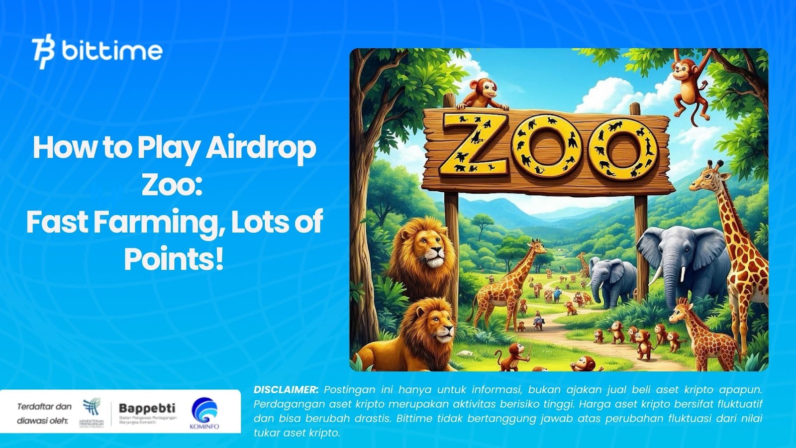 How to Play Airdrop Zoo: Fast Farming, Lots of Points!
