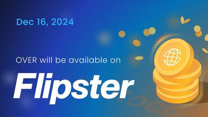 Over Protocol Airdrop $OVER Token Listing Today on 4 CEXs - Flipster