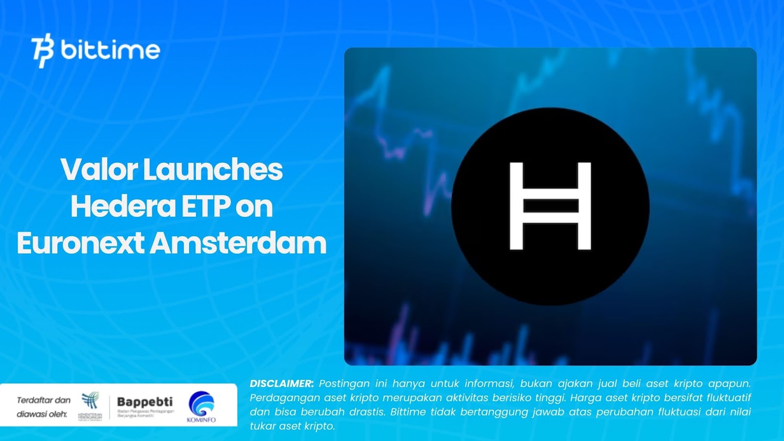 Valor Launches Hedera ETP on Euronext Amsterdam